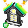 Lampa Solara in Forma de Casa 81 LED-uri Teno889, senzor de miscare, 3 moduri de iluminare, protectie IP65, Waterproof, exterior, negru