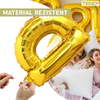 Balon in Forma de Litera D Teno1469, metalizat, pentru Petreceri/Aniversari/Evenimente, rezistent, folie, gold, 40 cm