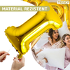 Balon in Forma de Litera I Teno1470, metalizat, pentru Petreceri/Aniversari/Evenimente, rezistent, folie, gold, 40 cm