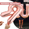 Balon in Forma de Litera R Teno1473, metalizat, pentru Petreceri/Aniversari/Evenimente, rezistent, folie, rose gold, 40 cm
