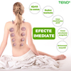 Set 12 Ventuze pentru Masaj Teno682, beneficii multiple, pompa cu vacuum, terapie, decongestionare, verde