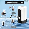 Dozator Electric de Apa Teno1568, pompa pentru bidon, touch control, incarcare USB, design minimalist, silentios, portabil, uz casnic, universal, pentru toate dimensiunile de bidon, baterie 1200 mAH, alb/negru
