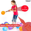 Pompa Manuala Pentru Umflat Baloane cu Dublu Sens Teno370, multifunctionala, materiale calitative, umflare rapida, rosu/negru, 28 cm