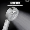 Para de Dus Dubla Teno1507, recipient de sapun incorporat, 2 moduri de utilizare, mod presiune ridicata, mod spa, usor de utilizat, operare fara butoane, gri