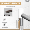 Raft Universal Teno1484, pretabil cuptor cu microunde, pentru bucatarie/baie/sufragerie, 3 niveluri, din otel inoxidabil, usor de montat, capacitate ridicata, alb