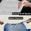 Set Tapet 3D Teno385, suprafata acoperire 2.45 mp, autoadeziv, waterproof, design modern, usor de montat, 70x35cm, alb