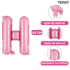 Set 25 Baloane Teno717, Litere, pentru Petreceri/Aniversari/Evenimente, confetti, stelute, model HAPPY BIRTHDAY, rose