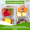 Feliator de Legume 22 in 1 Teno1635, multifunctional, 8 taieturi, accesorii pentru tocat, maruntit, feliat, julienne, separator de oua, lame de inox, caseorla de depozitare, manere , verde
