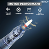 Pila Electrica Profesionala pentru Unghii Teno1139, freza wireless, 20000 RPM, indicator LED, manichiura-pedichiura, 6 capete pentru pila, 60 benzi de slefurie, portabila, gri
