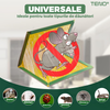 Set 50 x Capcane cu Lipici pentru Sobolani Teno996, soareci, insecte, daunatori, din carton, tip carte, adeziv puternic, fara miros, reutilizabile, pentru exterior/interior, non-toxice, verde
