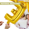 Balon in Forma de Litera E Teno1468, metalizat, pentru Petreceri/Aniversari/Evenimente, rezistent, folie, gold, 40 cm