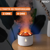 Difuzor Aromaterapie Lava Teno®, 2 culori LED, capacitate 360ml, silentios, umidifica aerul, alb