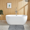 Set 2 Covorase de Baie Teno1015, anti-derapante, material moale, design modern, model floral, 80x50 & 50x40cm, gri