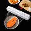 Dispenser de Bucatarie Teno1417, pentru folie alimentara/ folie de aluminiu/ hartie de copt, rezistent, montare usoara cu ventuze, compatibil cu diverse dimensiuni de role, alb