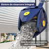 Mop cu Cap in Forma de Stea Teno552, rotire 360 grade, telescopic, curatare usoara, 4 lavete incluse, 123 cm, albastru/galben