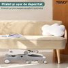 Premergator Multifunctional pentru Bebelusi Teno1100, tava cu 3 jucarii, pisica, muzica, reglabil, pliabil, greutate max 20kg, 6-36 luni, gri