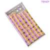 Set 50 de Trandafiri din Sapun Teno1602, flori cu aspect natural, cutie de depozitare inclusa, ideali pentru orice ocazie, design elegant, mov/crem