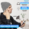 Caciula Bluetooth Unisex Teno1494, hands-free, microfon, difuzoare stereo incorporate, sistem audio detasabil, curatare usoara, comoda, pentru alergare/drumetii, gri deschis