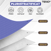 Cutie Depozitare si Organizare Mare Teno1032, pliabila, maner ranforsat si fereastra transparenta, pentru haine/paturi/ plapumi/ perne/ lenjerii de pat/jucarii, 105 L, 70x 50x 30 cm, albastru