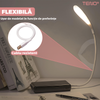 Mini Lampa Led Teno1006, alimentare USB, lumina pentru citit, flexibila, portabila, compatibilitate universala, roz