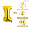 Balon in Forma de Litera I Teno1470, metalizat, pentru Petreceri/Aniversari/Evenimente, rezistent, folie, gold, 40 cm