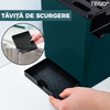 Organizator Multifunctional pentru Bucatarie Teno®, 4 Compartimente, raft condimente, suport detasabil telefon,tavita de scurgere, suport tacamuri/ustensile, verde inchis