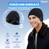 Caciula Bluetooth Unisex Teno1492, hands-free, microfon, difuzoare stereo incorporate, sistem audio detasabil, curatare usoara, comoda, pentru alergare/drumetii, negru