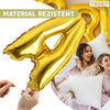 Balon in Forma de Litera A Teno1467, metalizat, pentru Petreceri/Aniversari/Evenimente, rezistent, folie, gold, 40 cm