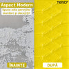 Set Tapet 3D Teno389, suprafata acoperire 2.45 mp, autoadeziv, waterproof, design modern, usor de montat, 70x35cm, galben
