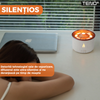 Difuzor Aromaterapie Lava Teno®, 2 culori LED, capacitate 360ml, silentios, umidifica aerul, alb