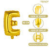 Balon in Forma de Litera E Teno1468, metalizat, pentru Petreceri/Aniversari/Evenimente, rezistent, folie, gold, 40 cm