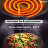 Friteuza Dubla Fara Ulei Air Fryer Teno1658, tehnologie smart sensing, programe smart chef automate, afisaj digital, capacitate 9 L, tehnologie de eliminare a grasimii, functie de pastrare la cald, tensiune alimentare 220-240 V, gri/negru