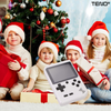 Mini Consola Jocuri Retro Game Box Teno1501, SR-90, 400 in 1, rotita volum, portabila, cablu AV, incarcare USB-MINI, autonomie ridicata,11x8 cm, negru