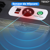 Lampa Solara Stradala 6 LED-uri Teno874, 3 capete, control prin telecomanda, senzor de miscare, 3 moduri de iluminare, protectie IP65, Waterproof, exterior, negru
