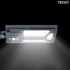 Lampa Solara Stradala 102 LED-uri Teno881, control prin telecomanda, senzor de miscare, 3 moduri de iluminare, protectie IP65, Waterproof, exterior, negru