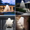 Lampa Solara Stradala 189 LED-uri Teno860, senzor de miscare, 3 moduri de iluminare, protectie IP65, Waterproof, exterior, negru