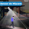 Lampa Solara 77 LED-uri Teno264, tip camera, senzor de miscare, 3 moduri de iluminare, protectie IP65, Waterproof, exterior, telecomanda, alb