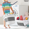 Cos de Rufe Pliabil Mic cu Manere Teno943, organizare si depozitare, multifunctional, compact, 30 litri, 42 x 32 x 28 cm, gri