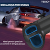 Controller Wireless DoubleShock Teno541, compatibil cu PS4, joystick-uri analog, vibratie dubla, baterie performanta, negru