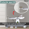 Premergator Multifunctional pentru Bebelusi Teno1100, tava cu 3 jucarii, pisica, muzica, reglabil, pliabil, greutate max 20kg, 6-36 luni, gri