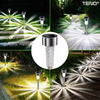 Set 10 Lampi Solare pentru Gradina Teno1118, tehnologie LED,pentru exterior, incarcare solara, autonomie 8 ore, tip tarus, material metal, lumina alb cald