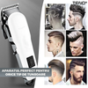 Aparat de tuns barba Teno979, afisaj digital, 4 piepteni inclusi, incarcare la retea, lame ascutite, usor de curatat, trimmer profesional, alb