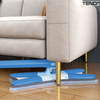 Mop cu Cap in Forma de X Teno1149, rotire 360 grade, telescopic, curatare usoara, 2 lavete incluse, 123 cm, albastru deschis