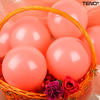 Set 25 Baloane Teno722, pentru Petreceri/Aniversari/Evenimente, o singura dimensiune, latex, somon