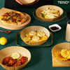 Set 800 Bucati Hartie de Copt pentru Air Fryer Teno764, friteuza, unica folosinta, , 20x16x4.5 cm ,rotund, maro