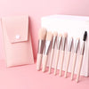 Set 8 Mini Pensule pentru Machiaj Teno312, machiaj profesional/incepatori, portabile, crem