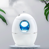 Difuzor Aromaterapie Teno606, cu ultrasunete, design minimalist, 7 culori LED, 2 moduri de eliberare a aerului, capacitate 800ml, silentios, umidifica aerul, alb