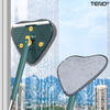 Mop cu Cap in Forma de Inima Teno1157, rotire 360 grade, telescopic, curatare usoara, 2 lavete incluse, 127 cm, verde/galben
