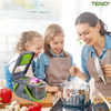 Feliator de Legume 22 in 1 Teno1635, multifunctional, 8 taieturi, accesorii pentru tocat, maruntit, feliat, julienne, separator de oua, lame de inox, caseorla de depozitare, manere , verde