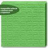 Set Tapet Caramida 3D Teno54, suprafata acoperire 5.3 mp, autoadeziv, waterproof, usor de montat, design modern, 70x77 cm, verde